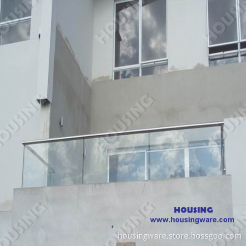 Antique Easy Installation Frameless Glass Railing with U Channel